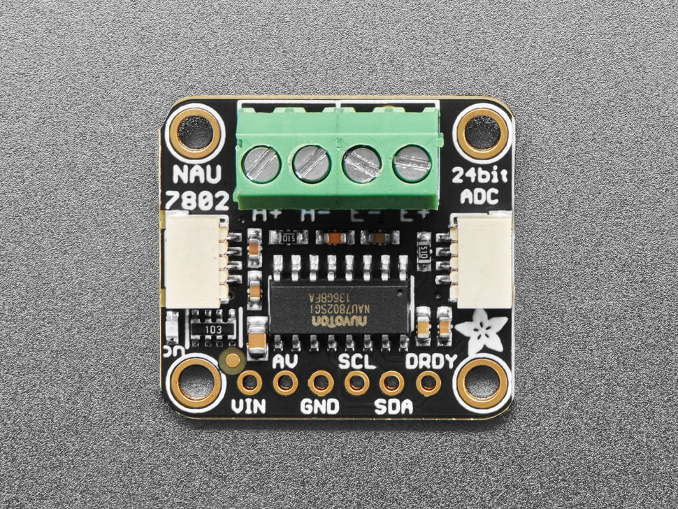 Adafruit NAU7802 24-Bit A/D-Wandler, ADC, STEMMA QT / Qwiic, 4538