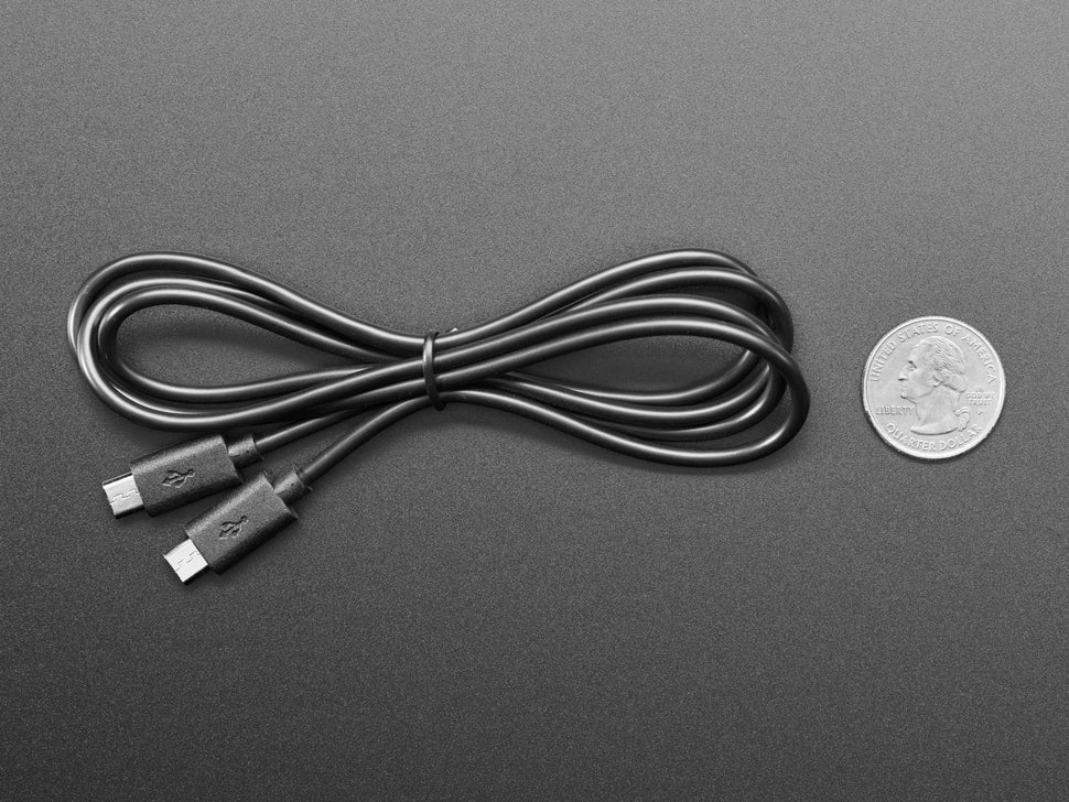 Adafruit MakeCode Sync Cable, MicroB-USB zu MicroB-USB, 1m, 4342