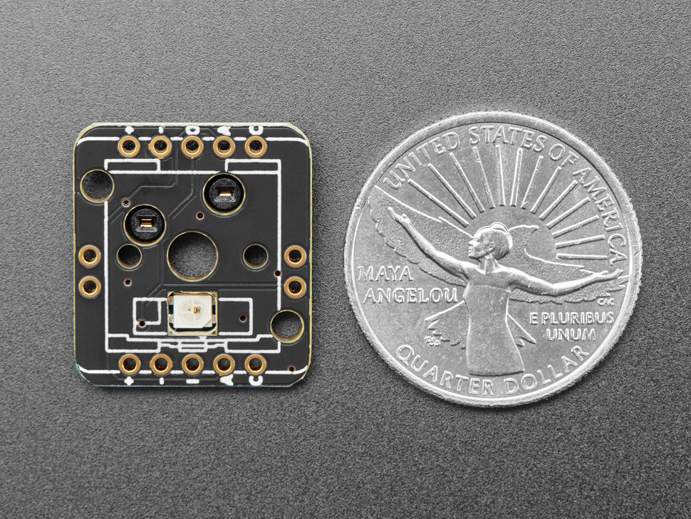 Adafruit NeoKey Socket Breakout for Mechanical Key Switches with NeoPixel, For MX Compatible Switches, 4978