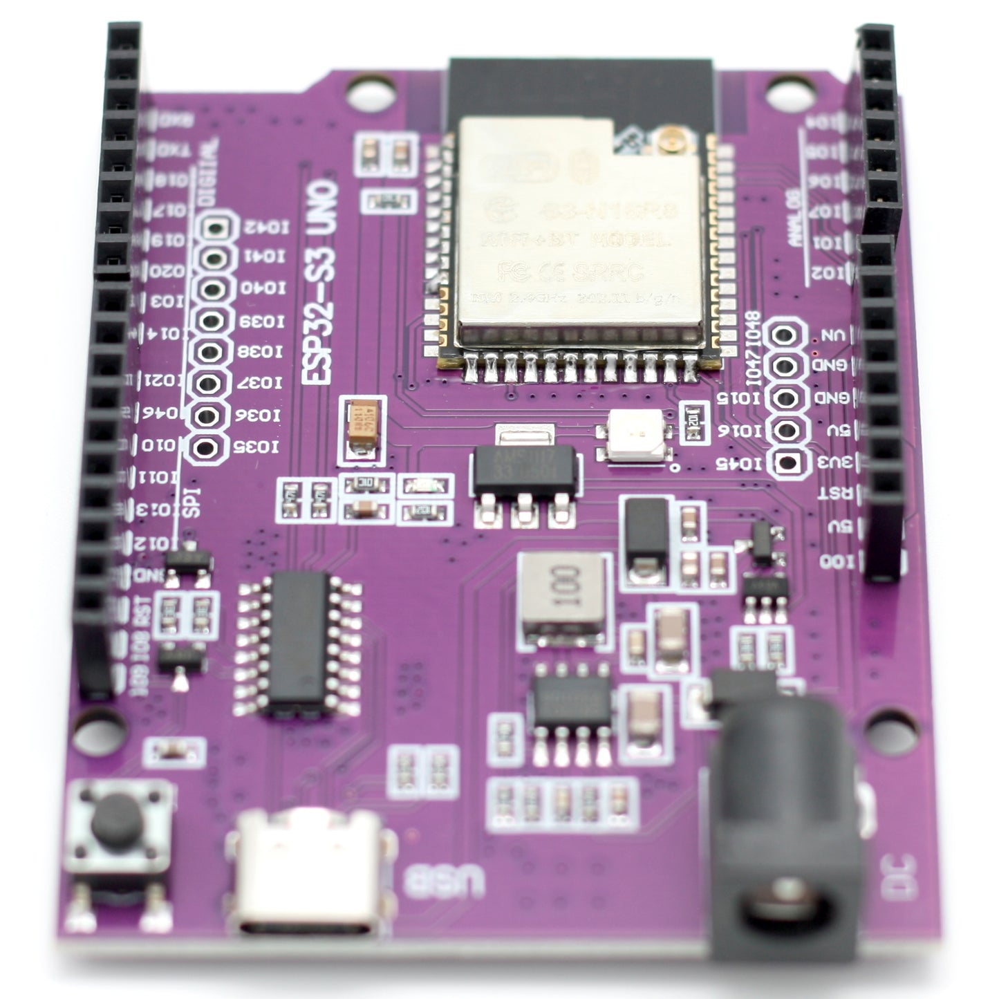 ESP32-S3 Uno Entwicklungsboard mit WLAN & BLE, Arduino UNO kompatibel