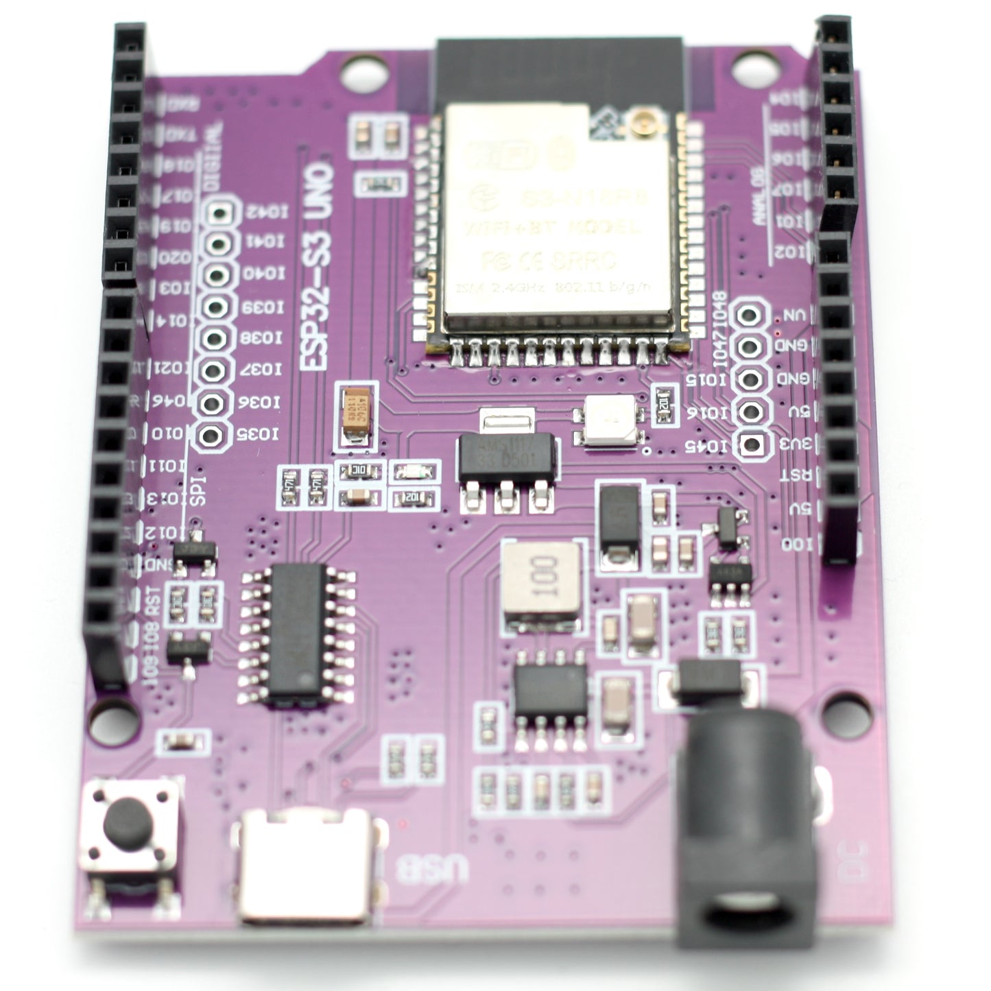 ESP32-S3 Uno Entwicklungsboard mit WLAN & BLE, Arduino UNO kompatibel