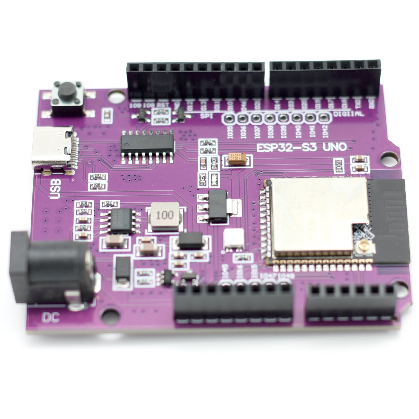ESP32-S3 Uno Entwicklungsboard mit WLAN & BLE, Arduino UNO kompatibel