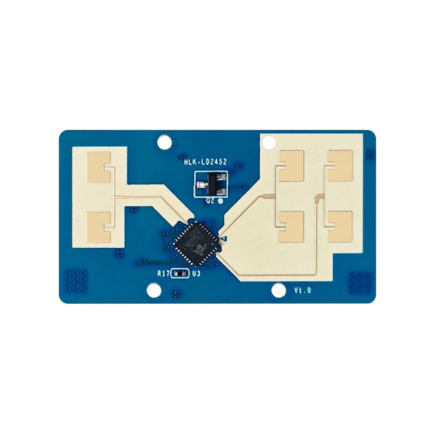 LD2452 24GHz Radar-Sensor zur Personen- & Positions­erkennung | Multi-Target Tracking bis 3 Personen | 6m Reichweite | FMCW mmWave-Radar | UART | 3,3V / 5V