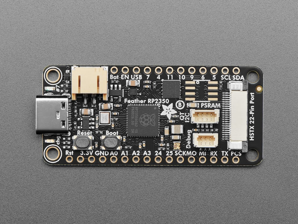 Adafruit Feather RP2350 with HSTX Port, 6000