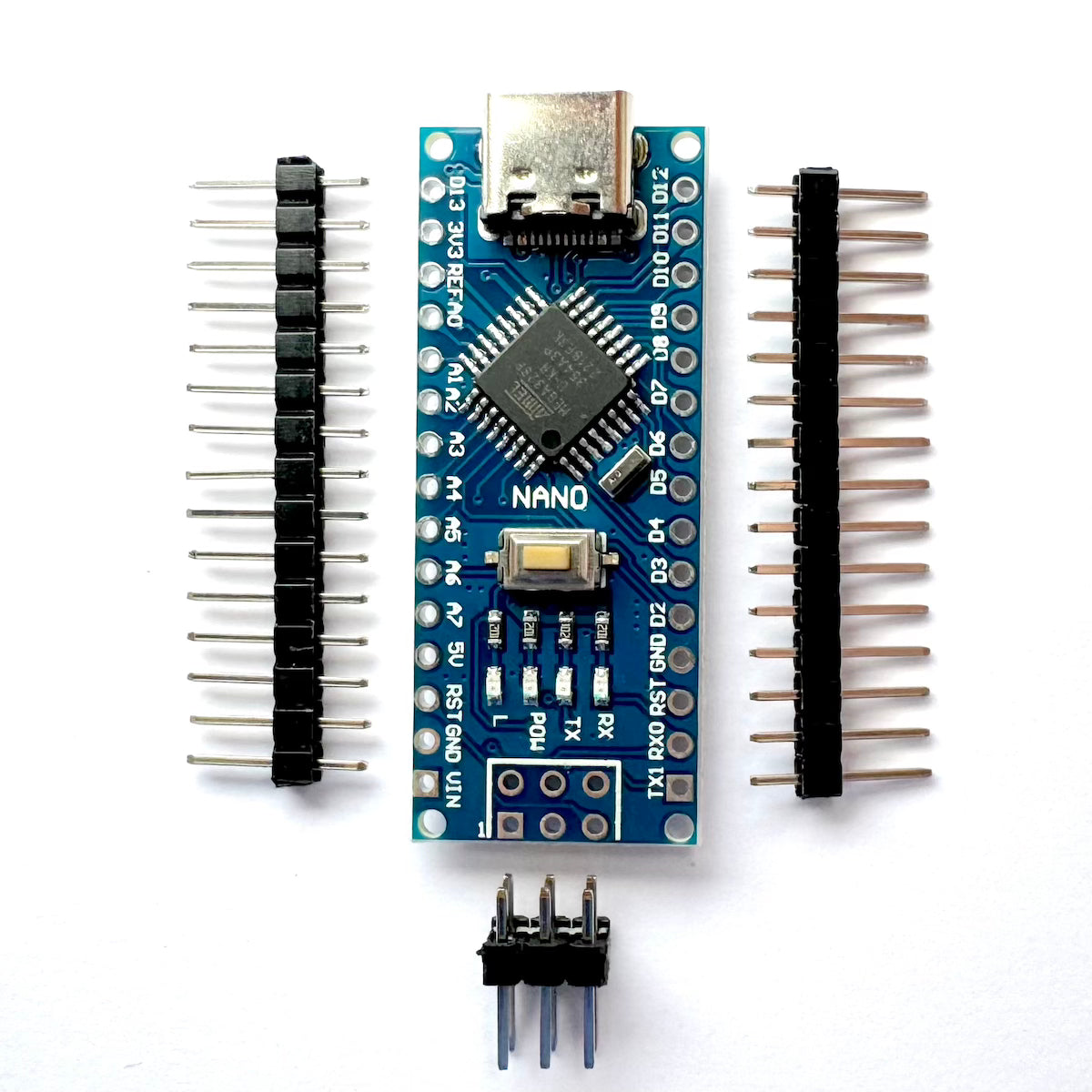 Nano V3 Modul mit USB-C, ATmega328P, 5V, 16MHz, Arduino kompatibel