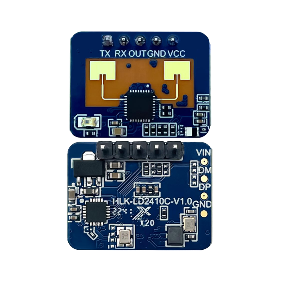 LD2410C 24GHz Human Presence Sensor | mmWave Radar | Erkennt Bewegung & Anwesenheit bis 5m Reichweite | UART, GPIO, BLE