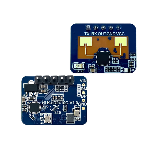LD2410C 24GHz Human Presence Sensor | mmWave Radar | Erkennt Bewegung & Anwesenheit bis 5m Reichweite | UART, GPIO, BLE