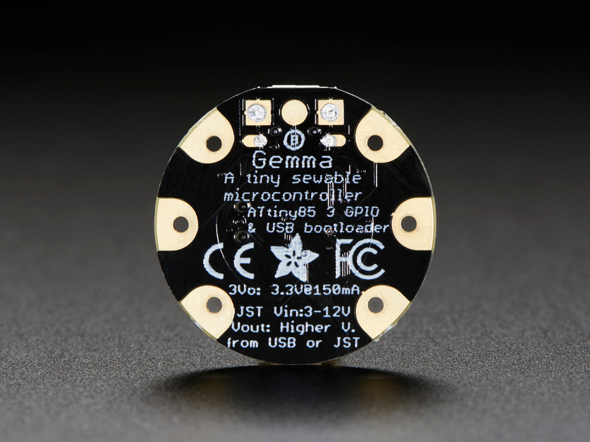 Adafruit GEMMA v2, Miniature wearable electronic platform