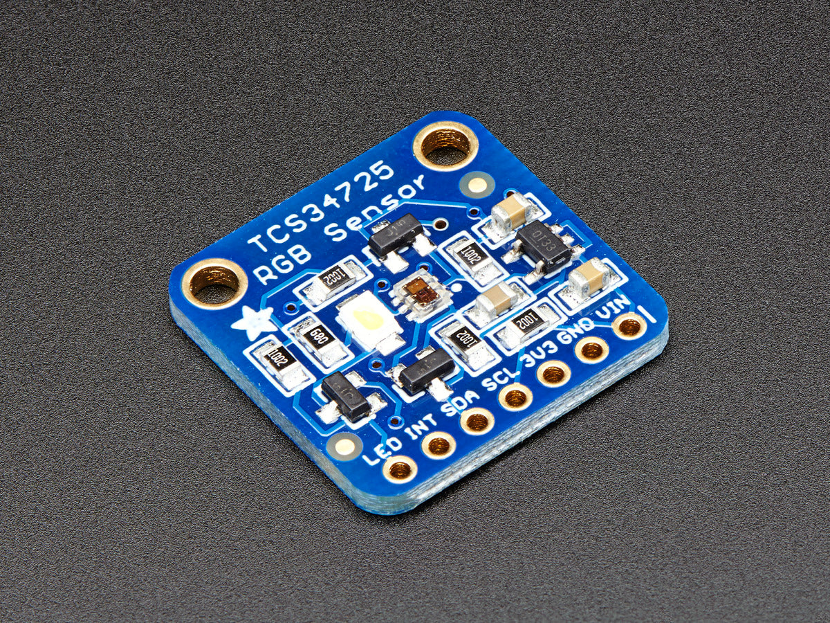 Adafruit RGB Color Sensor with IR filter and White LED, TCS34725