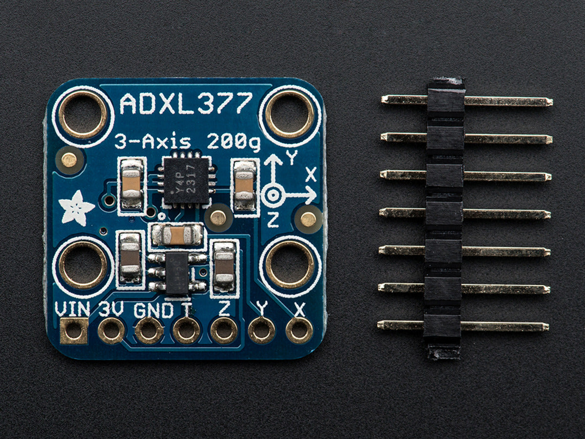 Adafruit ADXL377 3-Achsen-Accelerometer für hohe G-Kräfte, bis +-200g, analoge Ausgänge, 1413
