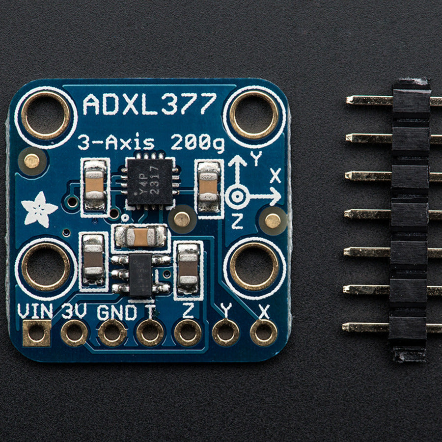 Adafruit ADXL377 3-Achsen-Accelerometer für hohe G-Kräfte, bis +-200g, analoge Ausgänge, 1413