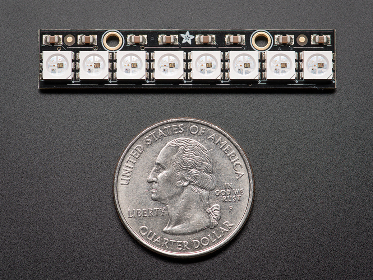 Adafruit NeoPixel Stick, 8 x 5050 RGB LED mit integriertem Treiber, 1426