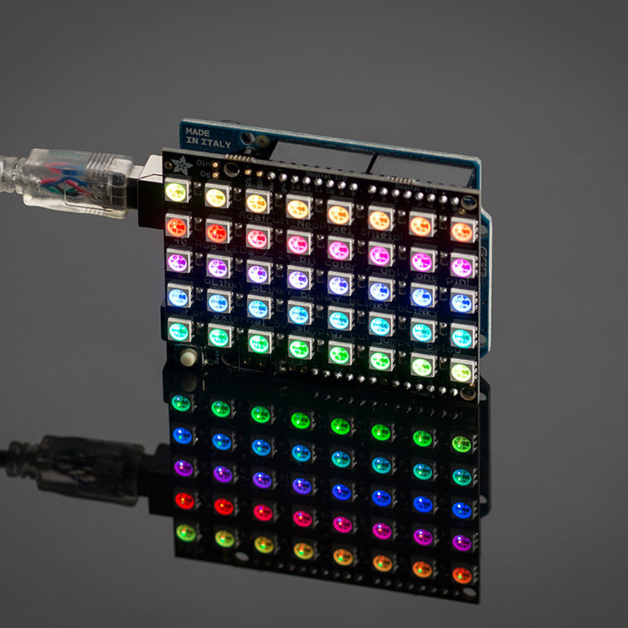Adafruit NeoPixel Shield für Arduino, 40 RGB LED Pixel Matrix, 1430