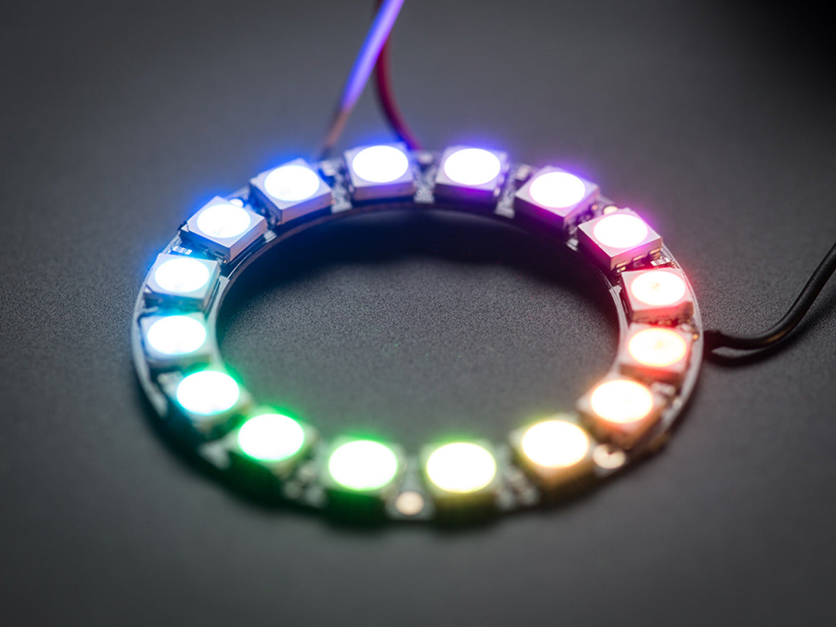 Adafruit NeoPixel Ring, 16 x 5050 RGB LED mit integriertem Treiber, 1463