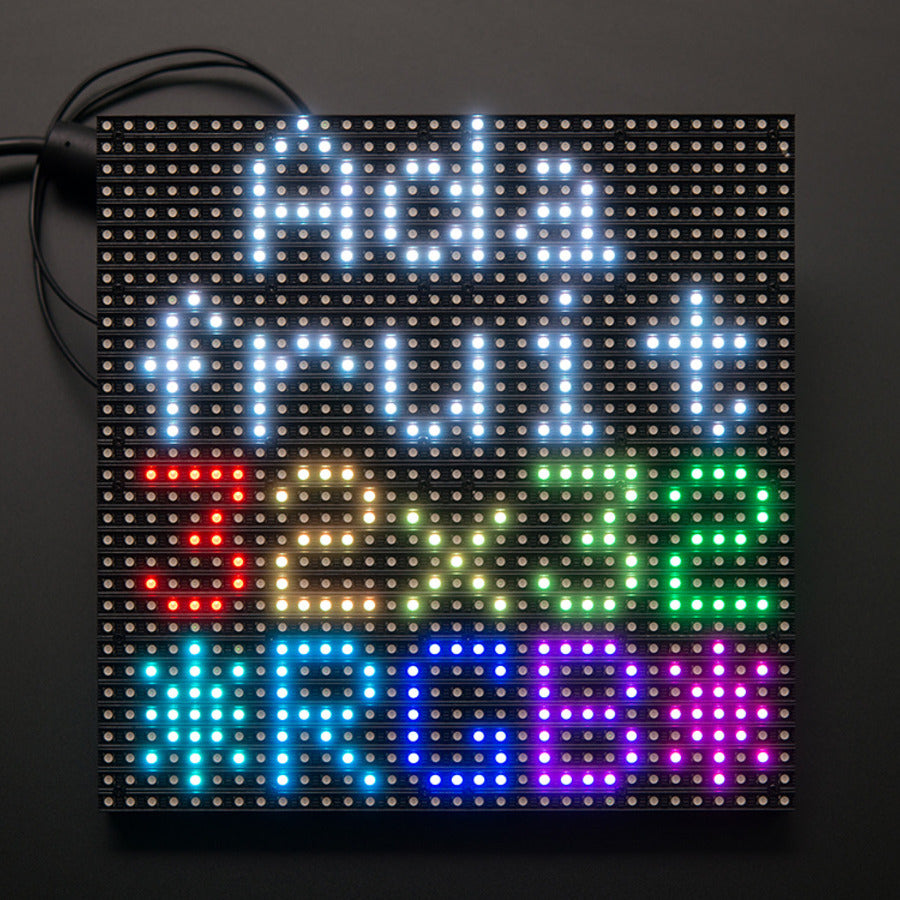 Adafruit 32x32 RGB LED Matrix Panel, 6 mm Rastermaß, 1484