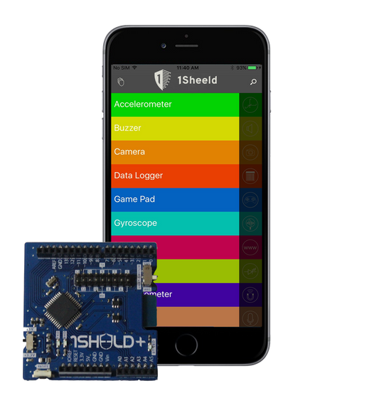 1Sheeld+ für iPhone und Android am Arduino