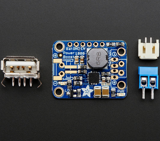 Adafruit PowerBoost 1000 Basic, 5V USB Boost @ 1000mA from 1.8V+