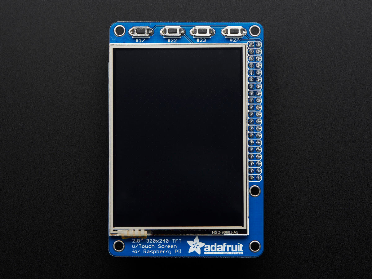 Adafruit PiTFT Plus, 320x240 2.8" TFT + Touchscreen für Raspberry Pi, 2298
