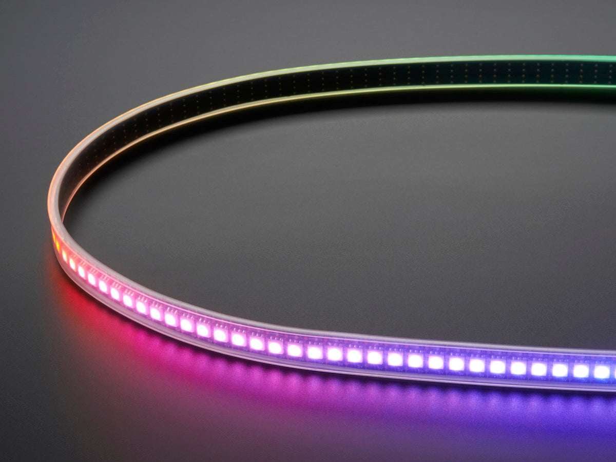 Adafruit DotStar Digital LED Strip, 144 LED/m, 0.5 Meter, Black