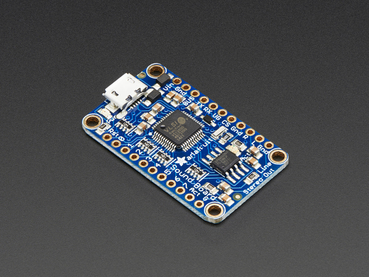 Adafruit Audio FX Mini Sound Board, WAV/OGG Trigger, 2MB Flash