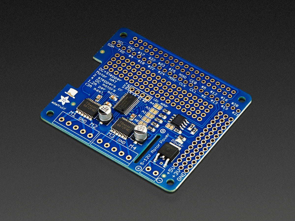 Adafruit DC- & Schrittmotor HAT für Raspberry Pi, Mini Kit, 2348