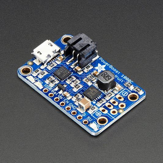 Adafruit PowerBoost 1000 Charger, Booster/Lademodul für LiPo/LiIon-Akkus, 1A, 1000C, 2465