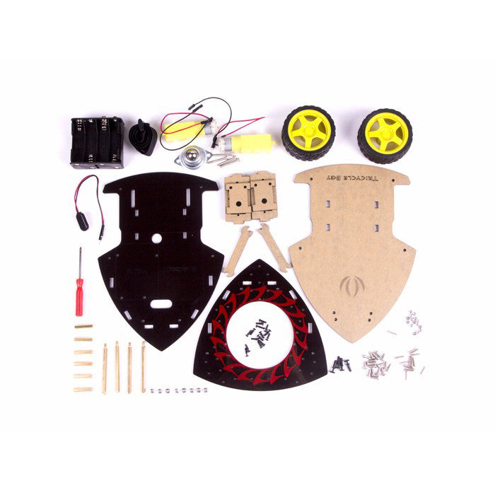 Seeed Studio Tricycle Bot, Roboterbausatz mit 2 Motoren