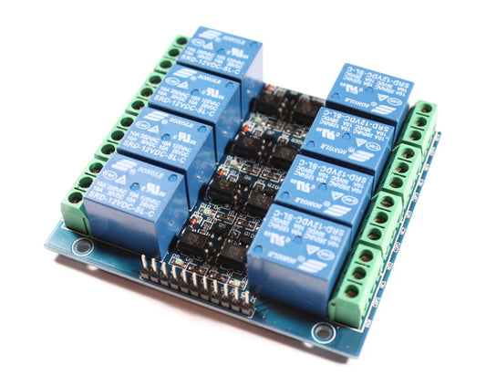 2x4-Channel Relais Module with Opto-isolator, 5V
