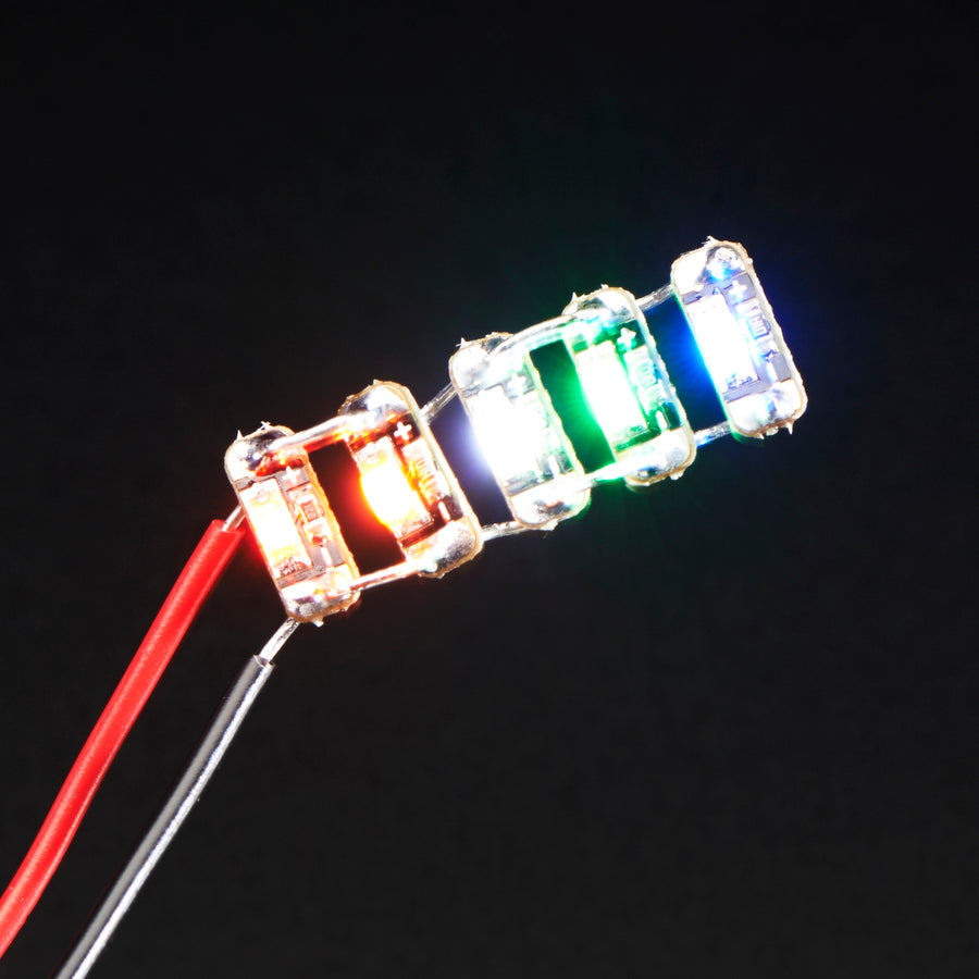 Adafruit LED Sequins, Multicolor, 5er Pack, 3377