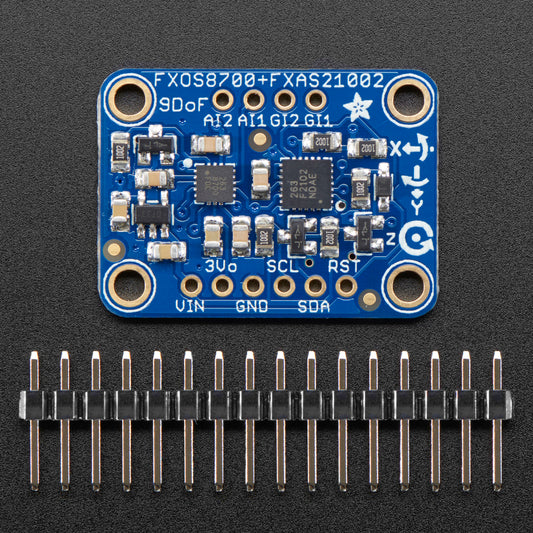 Adafruit NXP FXOS8700 + FXAS21002, 3-Achsen-Accelerometer, -Gyroskop und -Magnetometer, 9-DOF, I2C, 3463