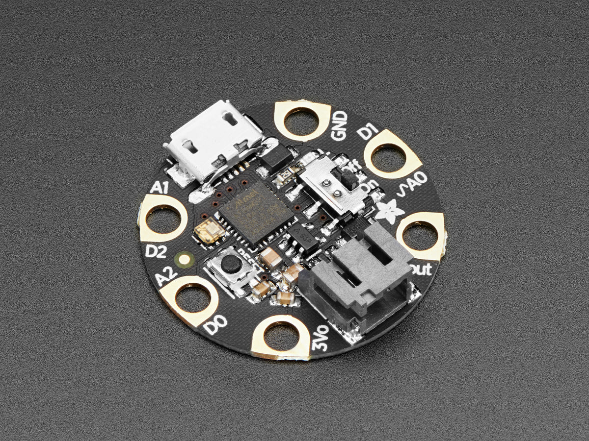 Adafruit GEMMA M0, Miniature wearable electronic platform