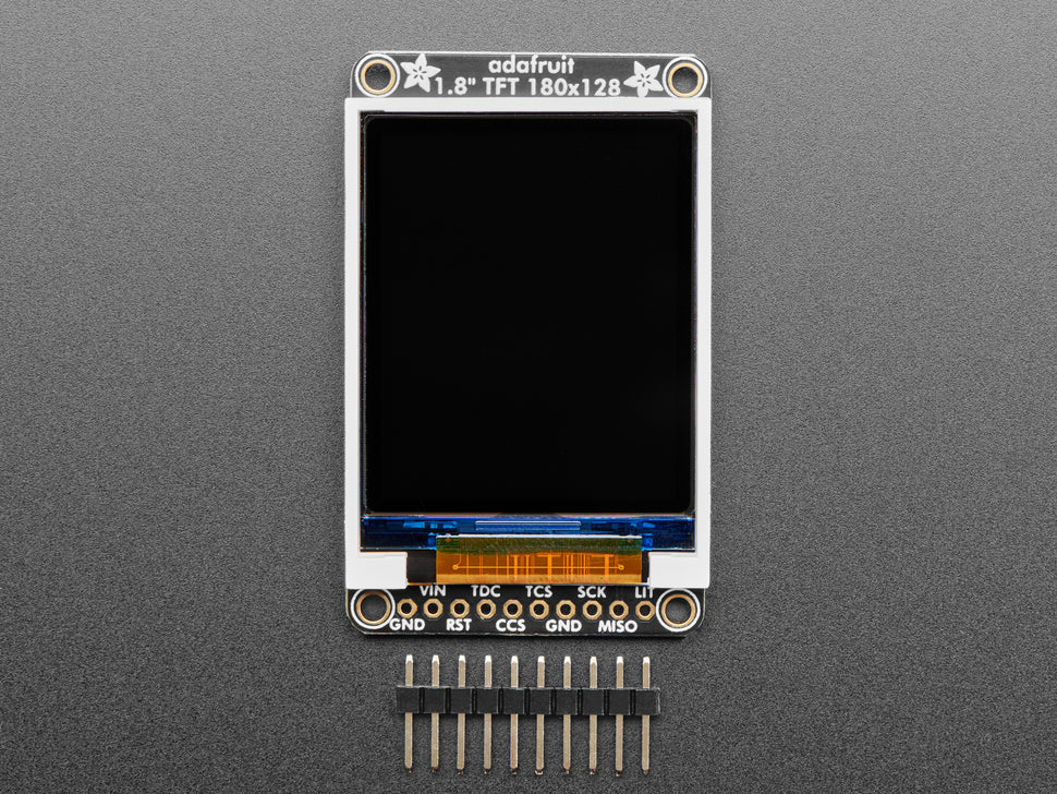 Adafruit 1,8" Farb-TFT LCD, Display mit MicroSD-Kartenslot, ST7735R, 358