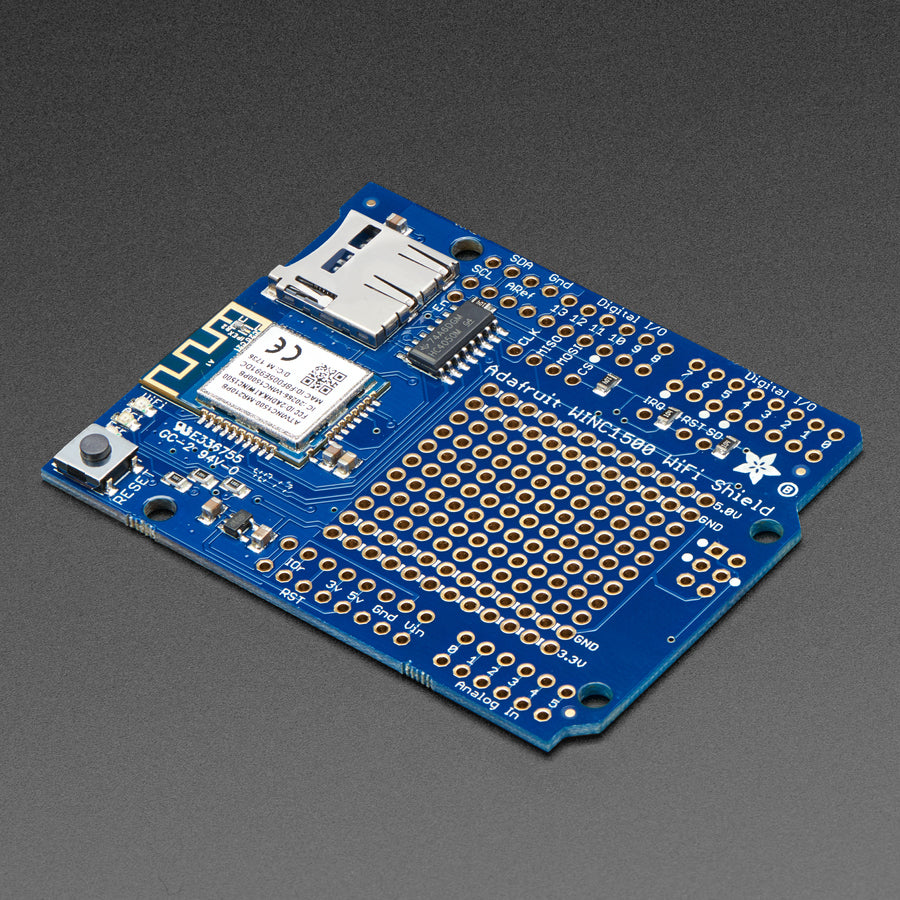 Adafruit WINC1500 WLAN/WiFi Shield mit Platinenantenne, 3653