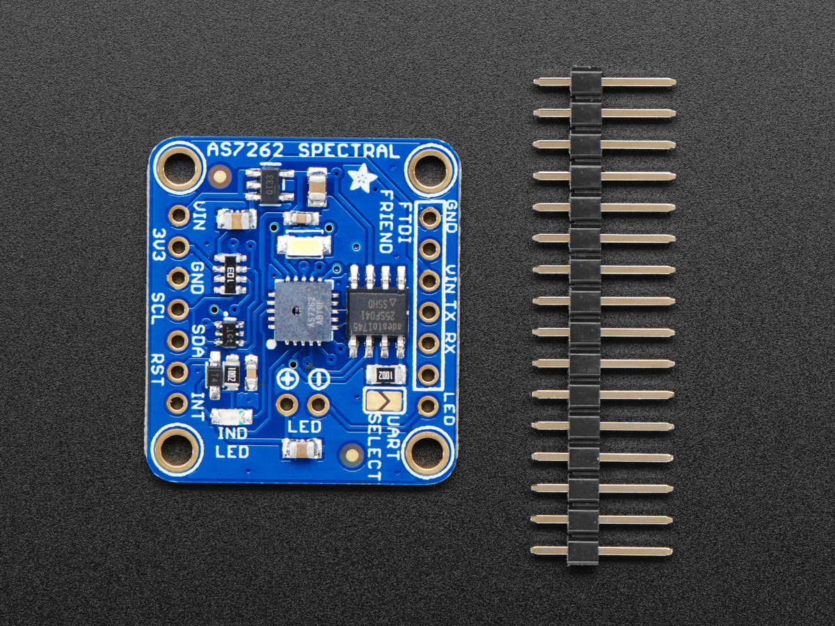 Adafruit AS7262 6-Kanal Farbsensor Breakout, 3779