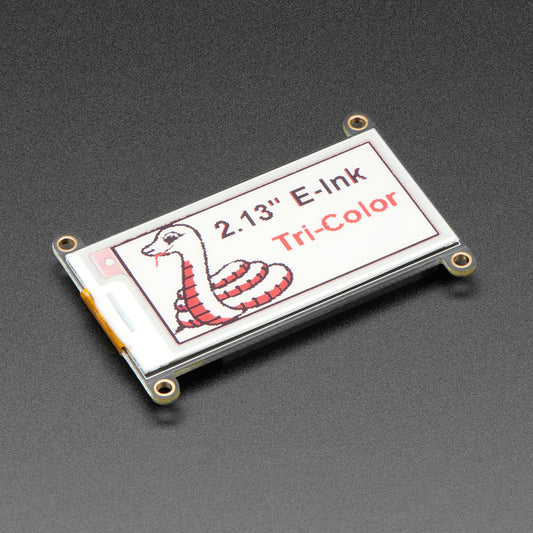 Adafruit 2.13" Tri-Color eInk / ePaper Display FeatherWing, Red Black White