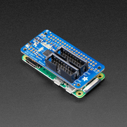 Adafruit GPIO Expander Bonnet, 16 zusätzliche Ein- und Ausgänge über I2C, 4132