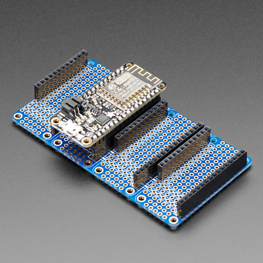 Adafruit Quad Side-By-Side FeatherWing Kit with Headers
