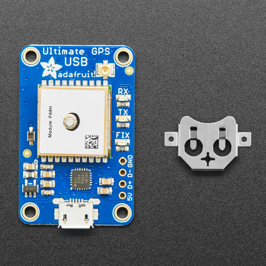 Adafruit Ultimate GPS with USB, 66 channel w/10 Hz updates