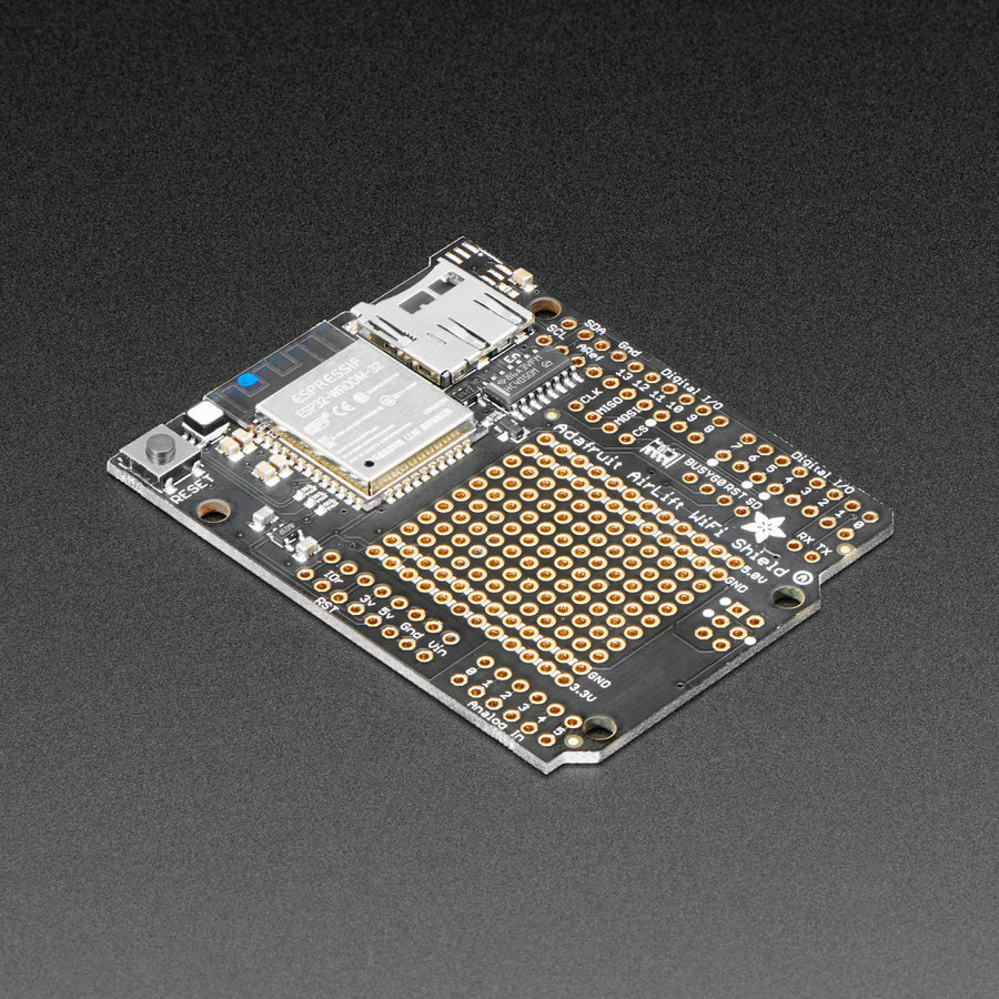 Adafruit AirLift Shield, ESP32 WiFi Co-Processor