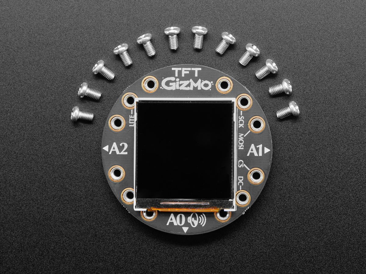 Adafruit Circuit Playground TFT Gizmo, Bolt-on Display + Audio Amplifier