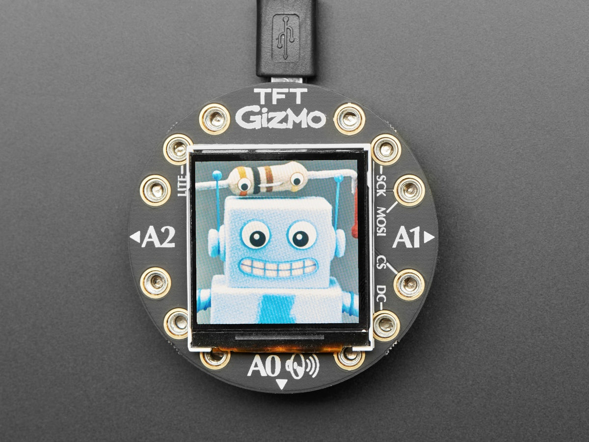 Adafruit Circuit Playground TFT Gizmo, Bolt-on Display + Audio-Verstärker, 4367