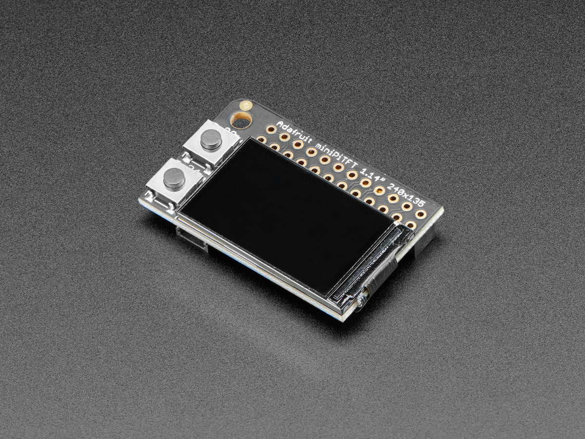 Adafruit Mini PiTFT, 135x240 Color TFT Add-on for Raspberry Pi