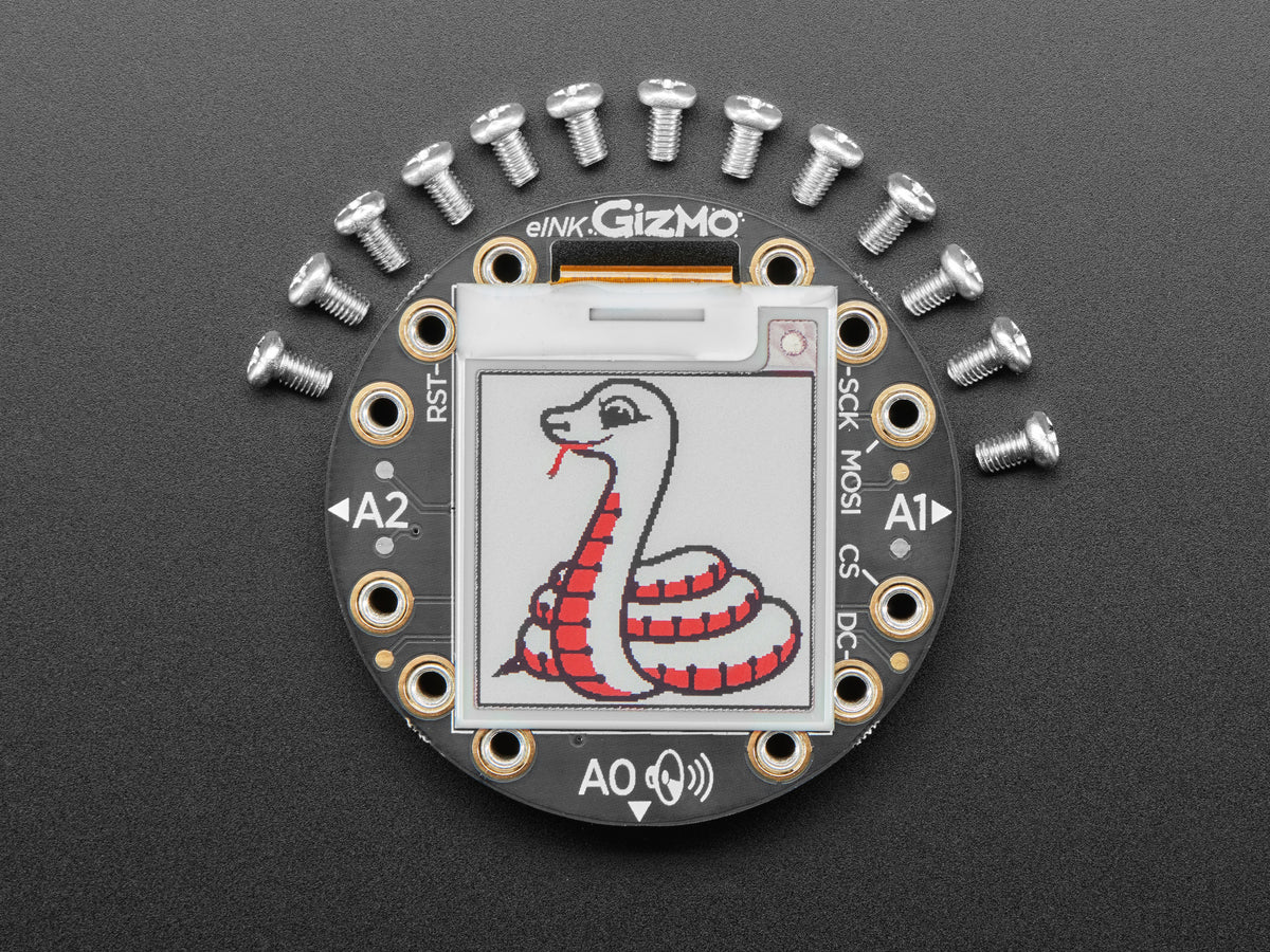 Adafruit Circuit Playground E-Ink Gizmo mit Audio-Verstärker, 3-farbiges ePaper Display, 4428