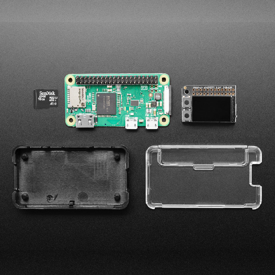 Adafruit Farb-TFT AdBlocker Kit mit Raspberry Pi Zero WH, 4475