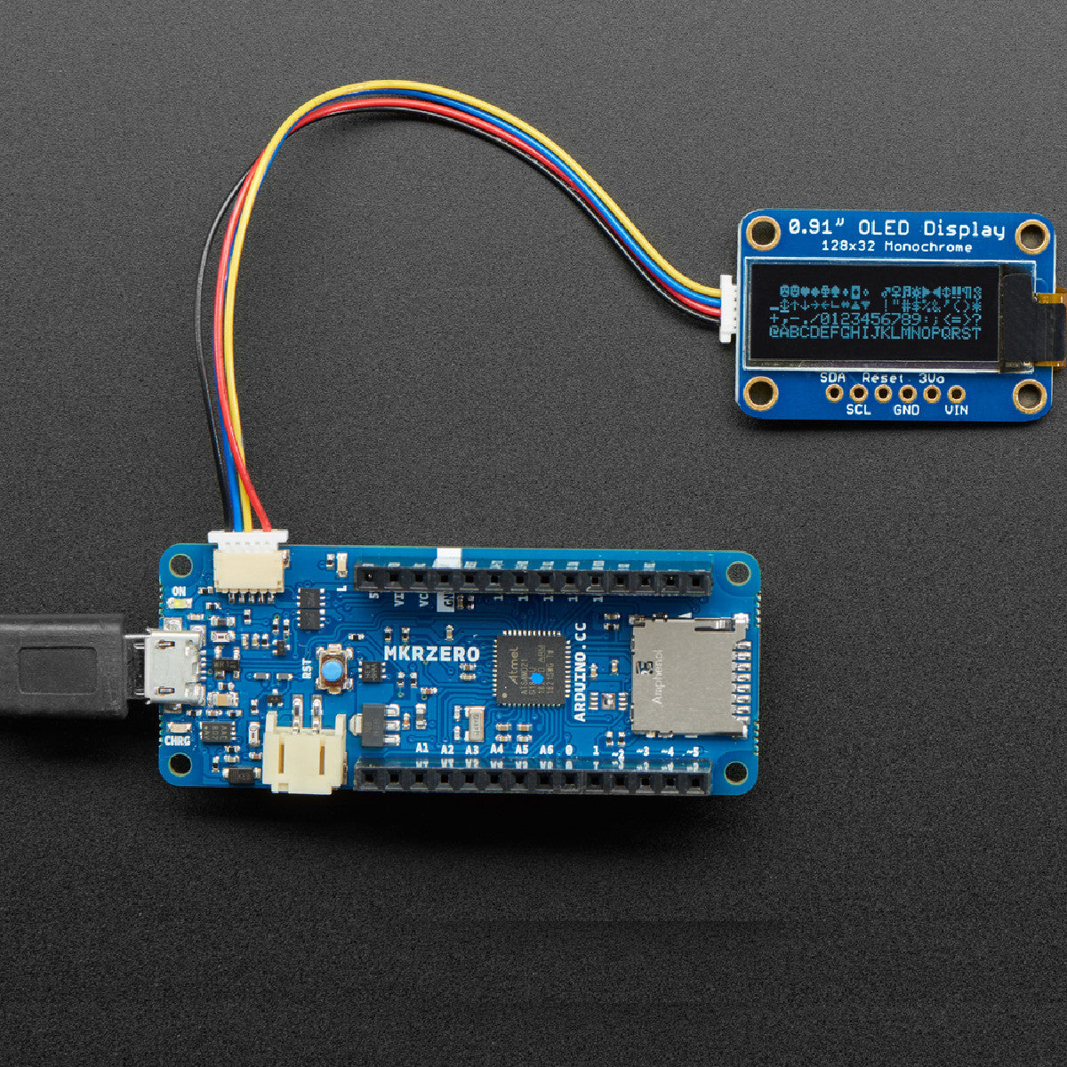 Adafruit STEMMA QT auf Arduino MKR Kabel, 5-polig auf 4-polig JST SH / Qwiic, 10cm, 4483