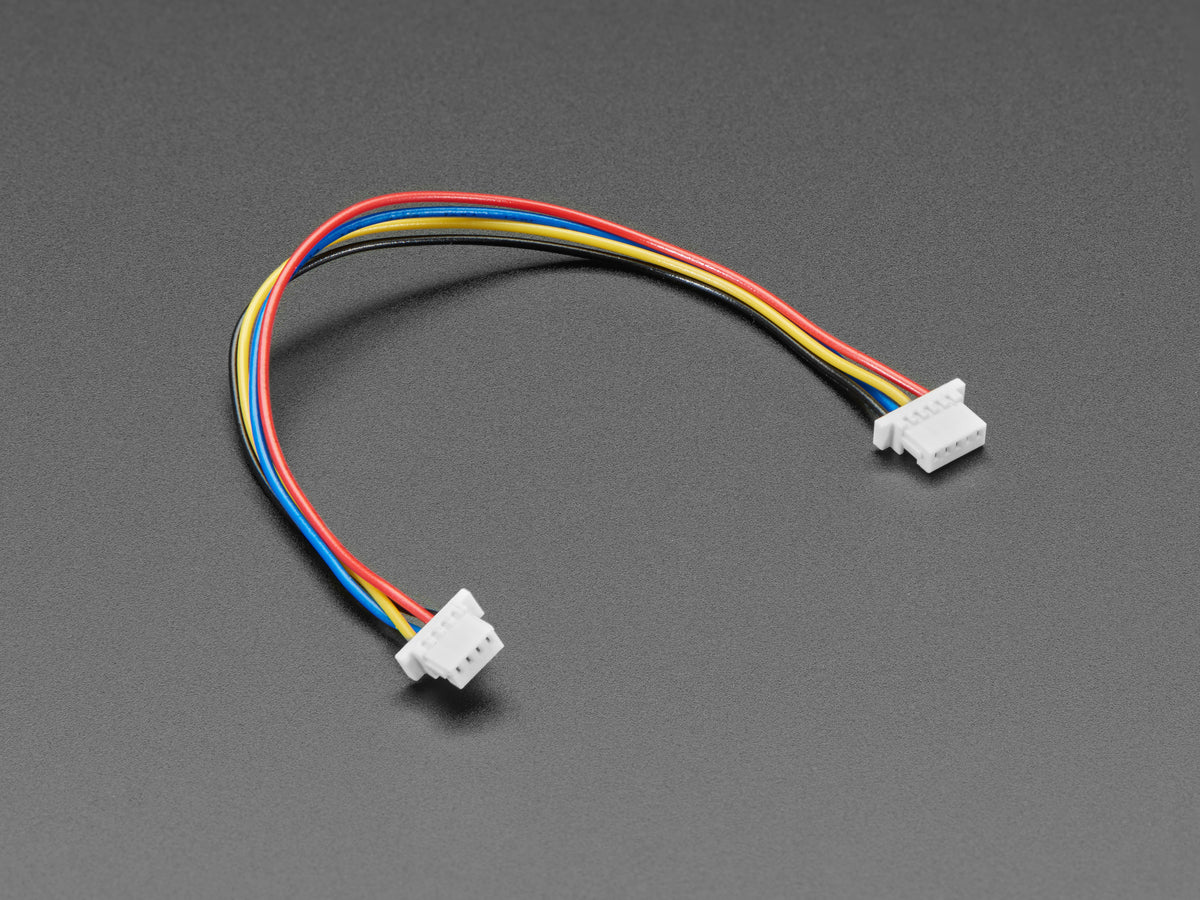 Adafruit 5-pin Arduino MKR to 4-pin JST SH STEMMA QT / Qwiic Cable, 10cm long