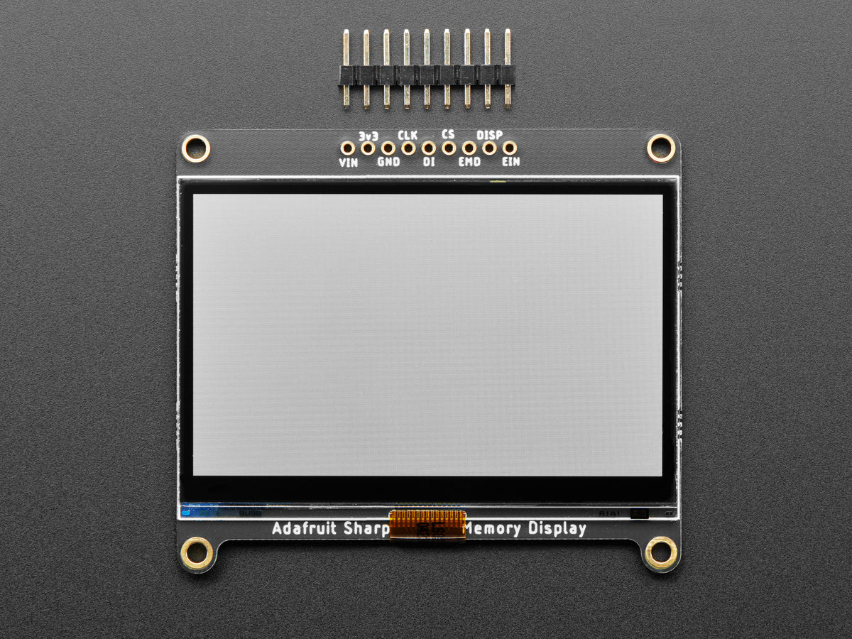 Adafruit SHARP Memory Display Breakout, 2,7" 400x240 Monochrom, 4694