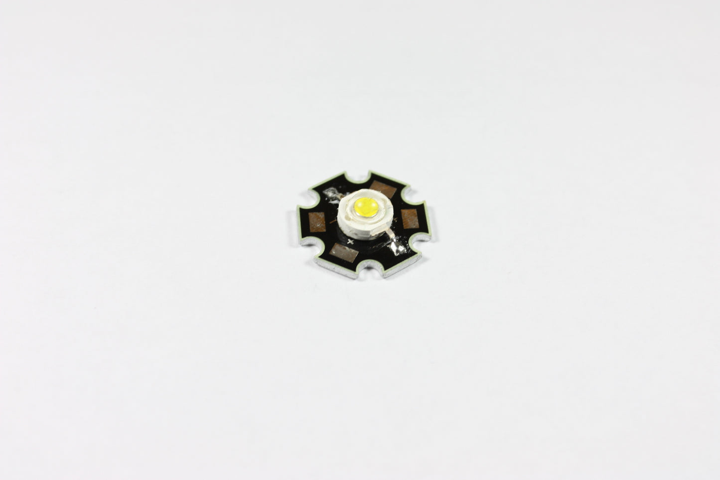 5W High-Power-LED with Aluminium-Heatsink, yellow, 170 lm, 140°