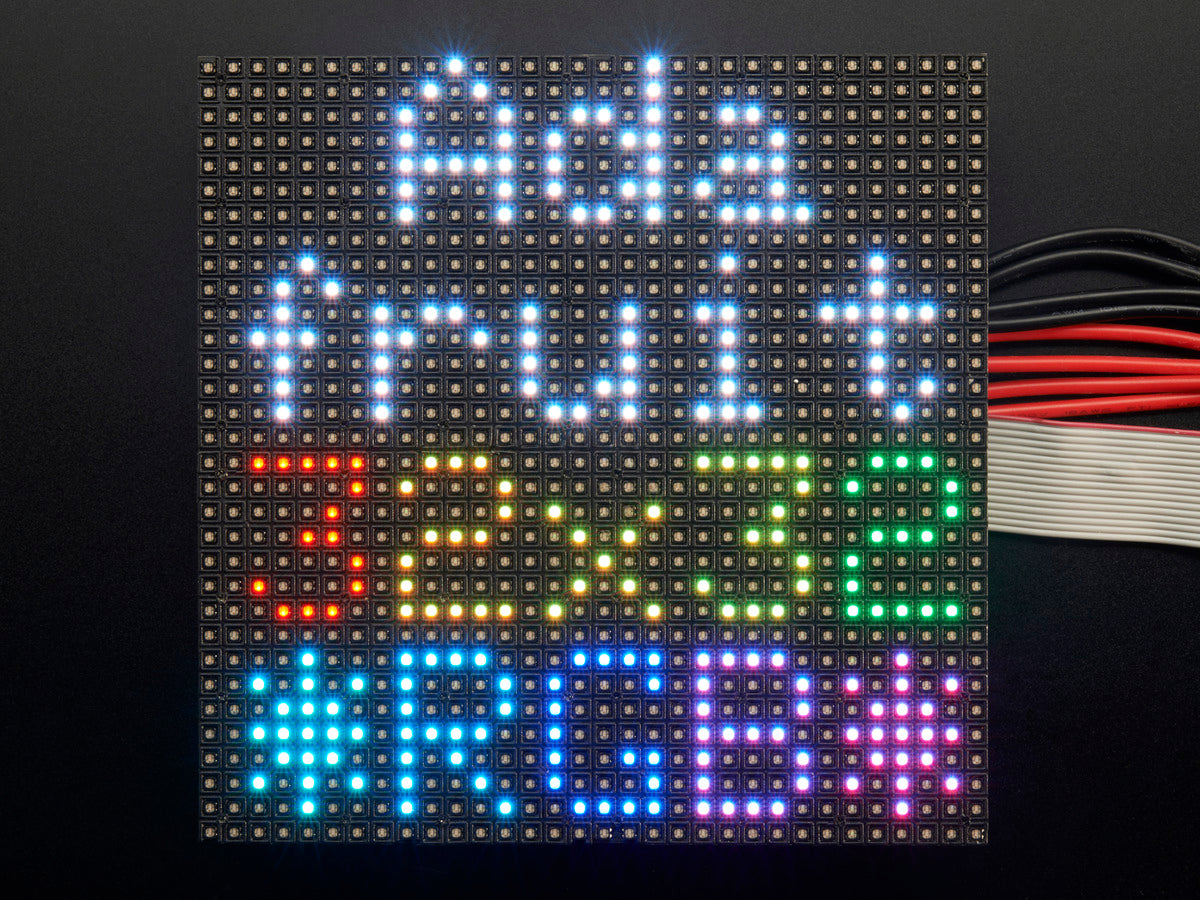 Adafruit 32x32 RGB LED Matrix Panel, 4 mm Rastermaß, 607