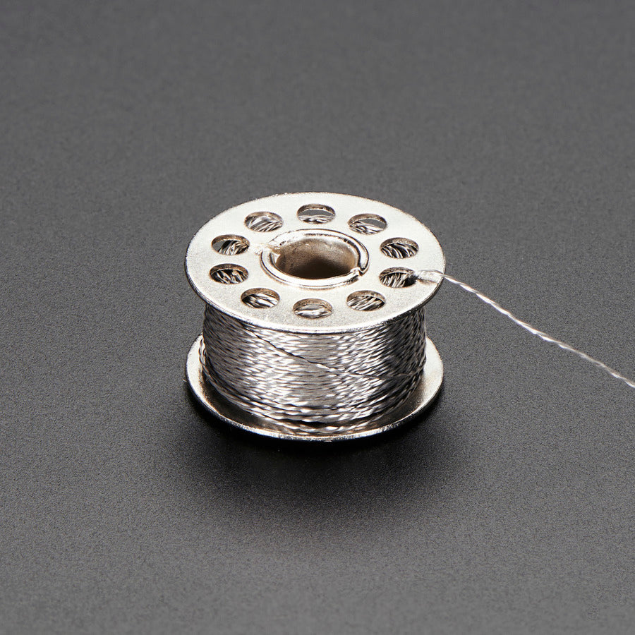 Adafruit Stainless Thin Conductive Thread, 2 ply, 23 meter